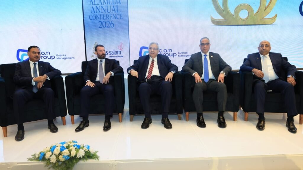 IMG-20261015-WA0052-1024x576 محافظ الجيزة يشارك في فعاليات المؤتمر السنوي الطبي الثاني لمجموعة ألاميدا للرعاية الصحية
