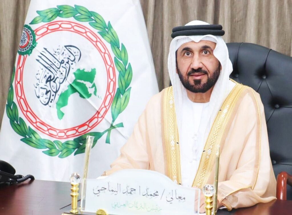 IMG-20261020-WA0040-1024x753 رئيس البرلمان العربي يشيد بمبادئ رئيس جمهورية الصين الشعبية لتسوية القضايا الساخنة في إفريقيا
