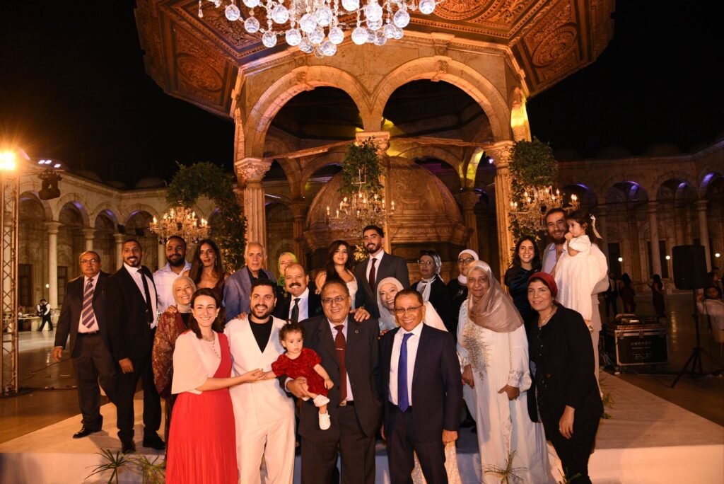 IMG-20261026-WA0075-1024x684 شاهد.. نجوم الفن والرياضة والسياسة يجتمعون في حفل زفاف ابنة المستشار أشرف عبد العزيز